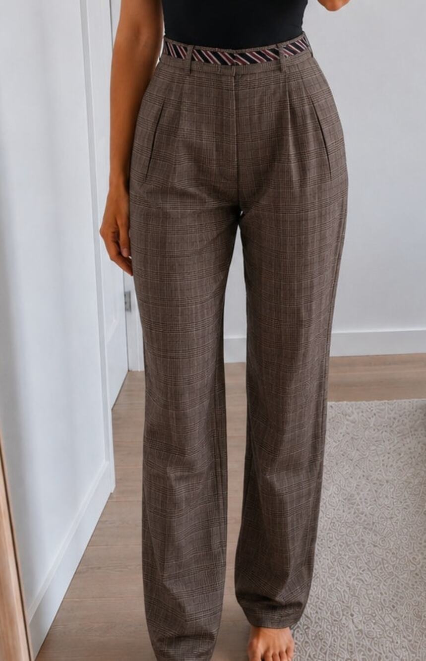 Vintage Moschino Jeans Plaid Tartan Pants Sz 30